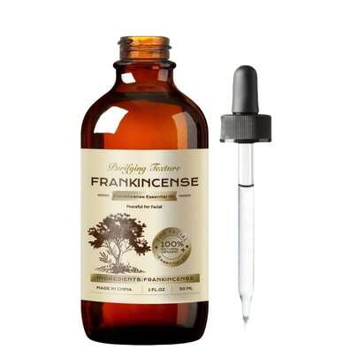 30ml Aceite Esencial de Incienso - 100% Puro, Apto para el Cuidado de la Piel Facial y Corporal, 1 Onza Líquida/30ml