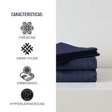 Sheet Sets With Pillowcases - PLUMBAGO BLUE - View 4