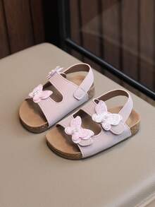 Children's Shoes, Summer Girls' Sandals, Boys' Roman Shoes, Kids' Beach Shoes, Baby Shoes - Pink - View 2