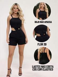 Women Jumpsuits - Black - View 5