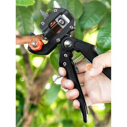Bộ dụng cụ ghép cây, dụng cụ cắt tỉa cây làm vườn kèm lưỡi thay thế, thích hợp để cắt cành cây, dây leo và cây ăn quả, lý tưởng cho việc ghép cây ăn quả.
