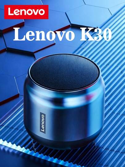  Lenovo K30 Portable HiFi Bluetooth Wireless Speaker, Suitable For Indoor, Bathroom, Balcony/Outdoor Playback, Singing, Music, Calls, Live Streaming And Gaming, Waterproof USB Outdoor Speaker, Surround Subwoofer, With Microphone, China Package