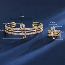 1pc Fashionable Minimalist Zirconia Bracelet, Everyday Jewelry - Bracelet - View 12