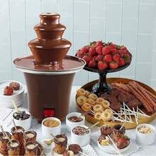 Fuente de Chocolate Eléctrica – Ideal para Fiestas y Eventos - Tipo de Enchufe A Japonés (100V) - Ver 2