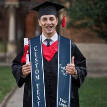 Personalized Graduation  Custom Class Of 2026 Graduation Sash With Photo Name And School Name Graduation Gifts - Nhiều màu - Xem 6