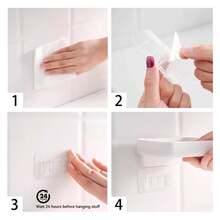 Double Layer Drain Soap Dish, Wall Mounted Self-Draining Soap Holder, Bathroom Shower Space Saving Easy Clean Soap Rack - A - View 7