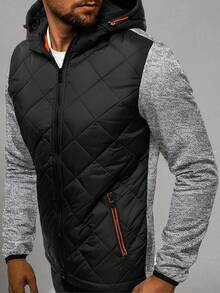 Shendy Vendy Sudadera Para Hombre De Manga Larga Outfit Casual Hombre, Sudadera con Capucha y Cordón Ajustable , Sudadera Hombre con Bolsillos Laterales - Gris Oscuro - Ver 2