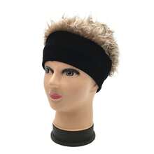 Fashion Realistic Short Hair Wig Cap, Retro Hip Hop Brimless Hat, Knitted Hat, Fashionable Casual, Hip Hop Knitted Knitted Hat, Sun Hat - Multicolor - View 4