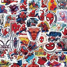 Bộ 50 miếng dán hình hoạt hình Người Nhện Marvel chống nước dùng trang trí vali, sổ tay, ốp điện thoại, bình nước, quà tặng năm mới, quà tặng ngày Valentine, quà tặng lễ Phục Sinh (Kiểu ngẫu nhiên) - Nhiều màu - Xem 2