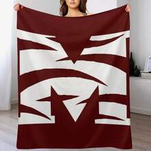 The Morehouse MAROON TIGERS Throw Blanket Sleeping Bag Sofa Quilt Anime For Sofa Blankets - Nhiều màu - Xem 1
