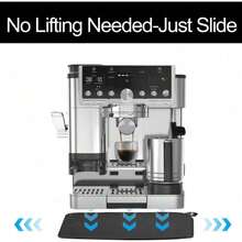Luxury Sliding Pad For ES601 Coffee Machine, Smooth Sliding Anti-Slip Base With Hanging Hook - Black - View 3