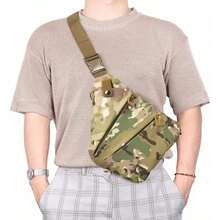 Pechera Táctica Militar Aire Libre Senderismo Multiuso Aire - Verde Oliva - Ver 1