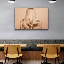 Framed Beauty Salon Wall Decor, Fashion Canvas Art, Blond Canvas Print, Framed And Ready To Hang. Perfect Festive Gift Choice! This Gorgeous Artwork Elevates The Decorative Style Of Your Living Room, Kitchen, Bathroom, And All Other Rooms In Your Home. - Random Print - View 4