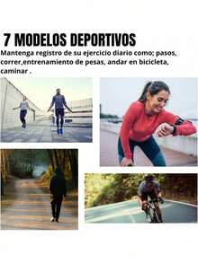 Reloj inteligente,straps monitoreo de salud carga inalámbrica de llamadas Bluetooth Smartwatch - Blanco - Ver 6