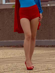 Women's Sheer Beige Fashion Tights - Semi-Transparent & Stretchy, Nude Tone Leggings For Everyday Chic - Apricot - View 4