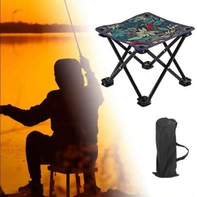 Ghế cắm trại gấp gọn siêu nhẹ, di động, khung thép không gỉ. Lắp ráp nhanh chóng, lý tưởng cho cắm trại, câu cá, hoạt động ngoài trời và du lịch bụi. Thiết kế nhỏ gọn dễ dàng mang theo. Ghế du lịch | Ghế xách tay | Chắc chắn, vật dụng cắm trại thiết yếu.