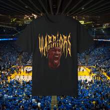 Jimmy Butler Golden State Warriors T-Shirt  Fan Apparel - Black - View 1
