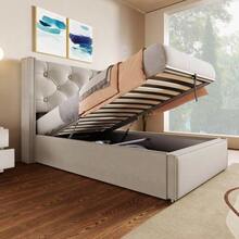 Bed Bases & Foundations - Light Grey - View 1