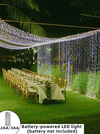 1pc 10/10/20/40/80 LED 1.5m/2m/3m/4m/10m Bedroom Fairy String Lights For Birthday Party Wedding Indoor Decor Battery Powered Lighting