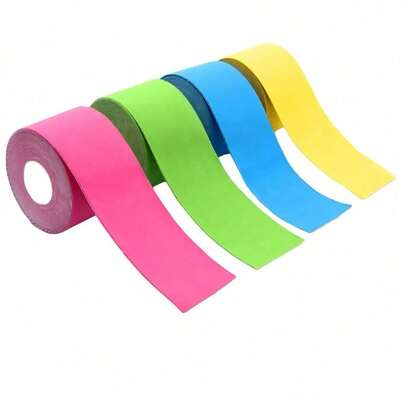 透气、高粘性胶带，多用途绷带，适用于运动时牢固固定和舒适支撑（2.5厘米*5米）