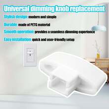 4pcs Dimmer Switch Knob Replacement, White Light Regulator Control Knob For Material Lamplight - Star - View 5