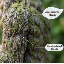 神奇大脚怪树脂喂鸟器 - 防风雨花园装饰，可悬挂于树上，适用于后院树木、栅栏和观鸟点。可装入鸟食以吸引色彩斑斓的鸟类，为自然爱好者增添迷人的自然气息。 - 多色 - 查看 6