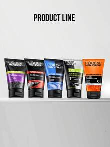 L’Oreal Paris 50/100ml Men's Professional Matte Cleansing Facial Wash, Activated Charcoal & Clay Dual-Action Formula, Deep Cleansing, Oil Control, Effective Against Blackheads, Suitable For Oily Skin, Daily Skincare, Outdoor Sports, Won't Clog Pores, Matte & Fresh Finish, Ideal For Men Seeking Effective Oil Control & Refined Pores, Comes In Regular & Travel Size, Perfect Gift For Him - Men's Oil Control Charcoal Anti-blackhead Cleanser - View 10