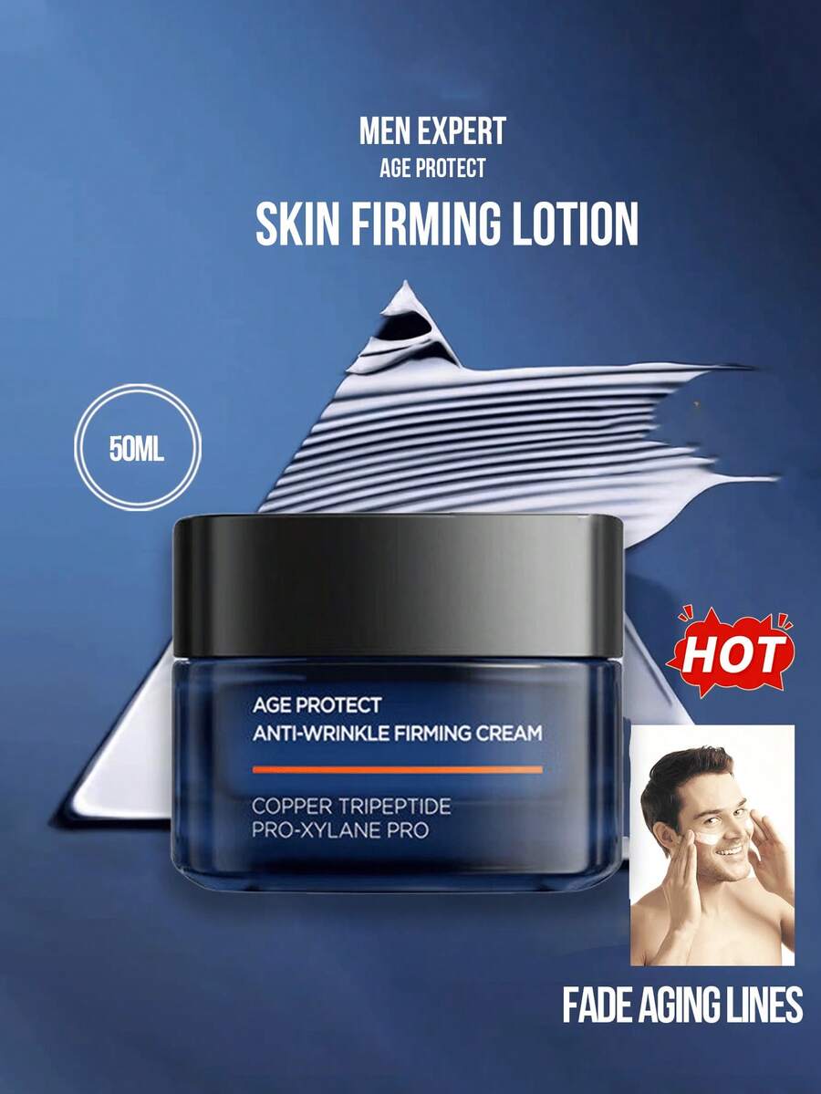 L’Oreal Paris 15/50ml Creme Anti-Rugas Especializado para Homens, Formulado com Boswellia e Peptídeos, Reduz Efetivamente as Rugas da Testa em 32,2%, as Linhas Finas Abaixo dos Olhos em 45,1% e os Sulcos Nasolabiais em 29,0%, de Rápida Absorção, Leve, Não Oleoso, Não Pegajoso, Adequado para o Cuidado Diário da Pele dos Homens.