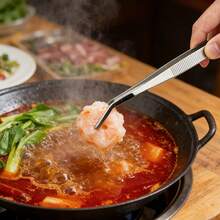 2pcs Stainless Steel Cooking Tongs, BBQ Tongs, Food Clip, Suitable For Salad, Vegetables, Meat, Easy To Clean, Space-Saving Practical Kitchen Tool - 2pcs [Straight + Curved] - 25cm Long - View 8