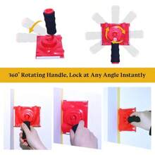 Brochas Profesionales para Pintura de Látex, Multifuncionales para Esquinas, Paredes y Techos, Herramientas para Separar y Recortar Colores ODR0 - almohadillas - Ver 6