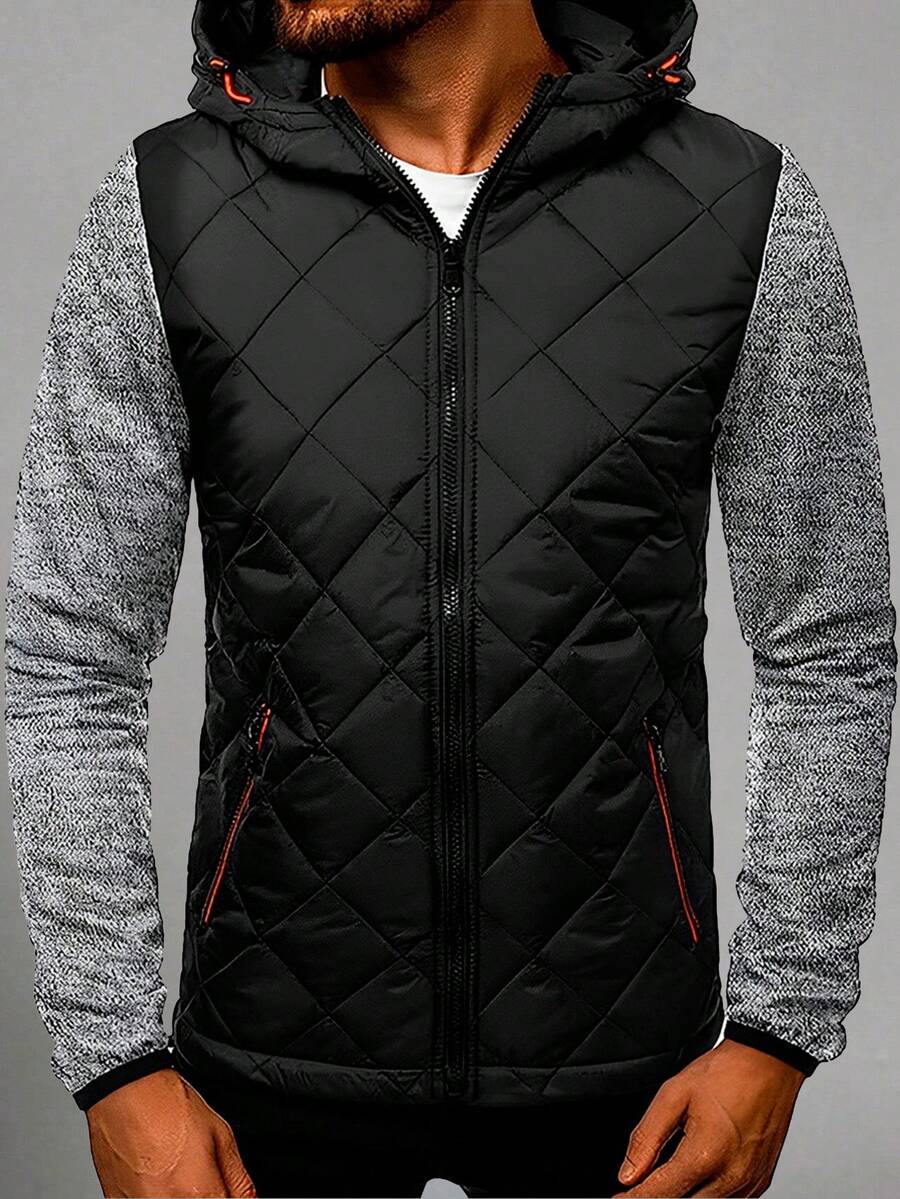 Shendy Vendy Sudadera Para Hombre De Manga Larga Outfit Casual Hombre, Sudadera con Capucha y Cordón Ajustable , Sudadera Hombre con Bolsillos Laterales - Gris Oscuro - Ver 1