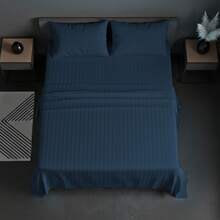 Sheet Sets With Pillowcases - PLUMBAGO BLUE - View 6