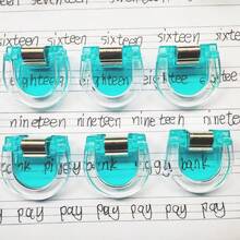 6pcs Colorful Multipurpose Clips, Student Essential Paper Binder Clips, Seamless Photo Clips, Planner Decoration Memo Clips, Transparent Mini Multifunctional Clips, Office School Supplies, Document Storage Sealing Folders, Handbook Clips, Can Stand Or Hang - one-size - View 17