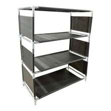 Estantería para zapatos económicas y sencillas,estantería para zapatos bonita ,estantería de múltiples niveles es para el porche estantería para almacenamiento y protección contra el polvo,armario para zapatos ,modelo bh21202 - Gris - Ver 2