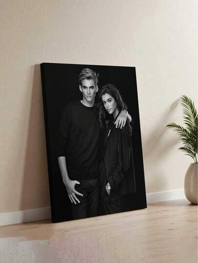 Pintura de lienzo personalizada de la familia con marco, pintura de lienzo personalizada de la familia, pintura de lienzo personalizada del mercado impreso, multiusos, reutilizable, bellamente decorada, de moda, linda, moderna, de colores vibrantes, personalizable, única, regalo ideal