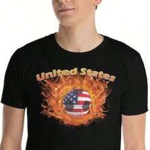 United For The Cup World Cup Trophy Design Tee USA Canada Mexico 2026 - 黑色 10 - 查看 2