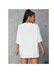 Camiseta Feminina Blusinha T Shit Fashion Algodão Plus Size Infantil Paris França Torre Moda City - Branco - Visão 2