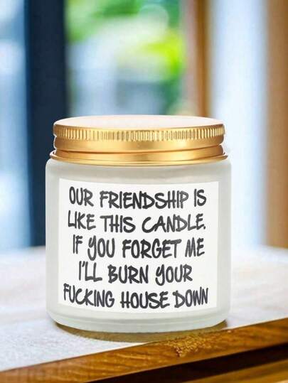 1pc Large Size Scented Candles,Aromatherapy Glass Jar Candles,Best Friend Birthday Gifts For Women,Friendship Gifts For Women Friends,Funny Christmas Gifts For Friend,Home Decor, Room Decor,Weddings Decor, Tabletop Decor, Aromatherapy Gift
