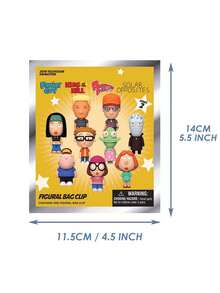 Disney 1个官方授权3D可爱娃娃盲盒，包含《恶搞之家》梅格·格里芬、克里斯·格里芬、洛伊斯·格里芬、《山丘之王》戴尔·格里布尔、杰夫·布姆豪尔、史蒂夫·史密斯、海莉·史密斯、尤米拉克·杰西等角色，适合周年纪念、生日、圣诞节、万圣节等场合，可作为惊喜礼物或送给亲朋好友的惊喜包。另有《美国老爹》和《太阳系异客》等角色可选。 - 彩色 - 查看 4