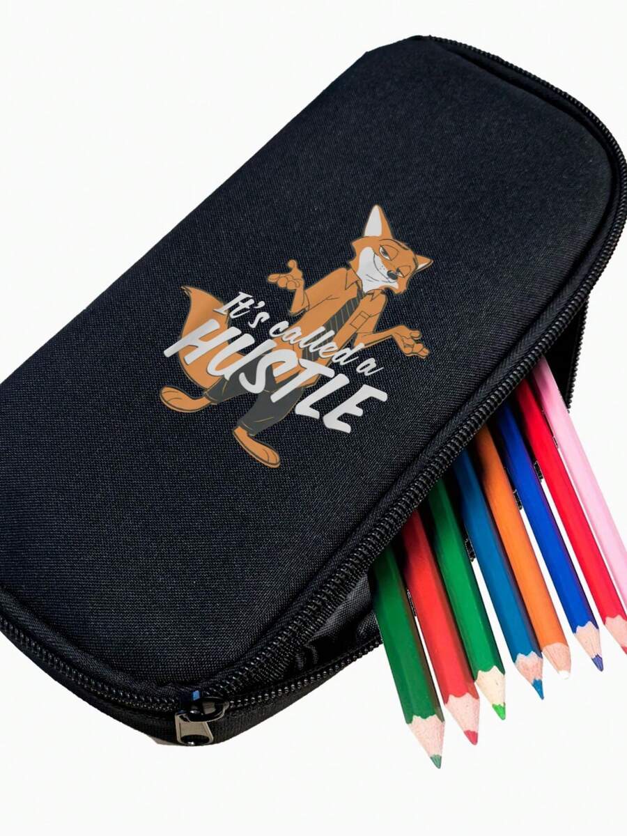 Nick Wilde This Is Desperate Stationery Bag Pencil Case Large Capacity School Supplies For Girls And Boys, - 單件 - 查看 1