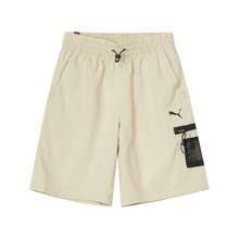 Puma Pantalones cortos rectos con cordón para hombre, pantalones deportivos para correr 68380588, primavera/verano - Avena - Ver 1