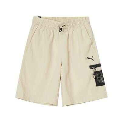 Puma 男士抽绳直筒梭织短裤，跑步运动裤 68380588，春夏款
