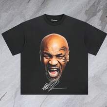 Tyson Big Head Tee - Black - View 1