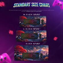 1pc Japan Landscape Pattern Anti-Slip Mouse Pad, Extra Large Computer/Laptop Mat, Anime Lover Cool Gift - View 5