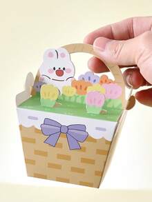 10pcs/20pcs Mini Cartoon Rabbit Gift Boxes,Mini Treat Boxes For Candy, Chocolates, And Small Gifts, Ideal For Party Favors, Elegant Paper Gift Bags For Easter - Bow Bunny Box - View 5