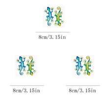 1pc/2pcs/3pcs Lizard Heat Transfer Print, DIY Iron-On Fabric Patch, Suitable For T-Shirts, Hoodies, Baseball Caps, Canvas Bags - 3PCS-s - View 1