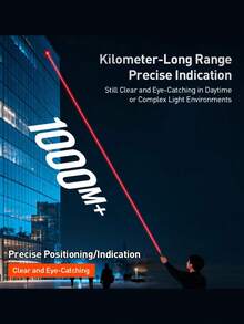 PHILIPS 飞利浦 SFL2555 多功能手电筒，红光，1000 米远射程，精准定位，高亮度 LED 灯泡照明 - SFL2555 - 查看 3