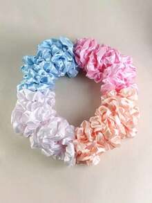 6/12/20/30pcs Elegant Solid Satin-Like Hair Scrunchies, For Women, Hair Tools, Beauty Accessories, Curly, For Women, Fall, Travel, Hair Tools, Accessories Women, Hair Stuff, Curly Hair, Scrunchies, Scrunchie, Scrunchies Hair, Curly, Gifts, Travel, Gifts For Women, Hair Stuff, Stocking Stuffers, Stocking Fillers, Stocking Stuffers For Women, Stocking Fillers Women Hair Ties Ponytail Holder - Kích thước lớn, 40 chiếc, màu xanh và hồng. - Xem 13