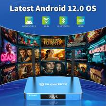 S7 Max Superbox 2026 Fully Loaded With 4G+64GB Storage, Latest Super Box S7 Max With Voice Control, Comprehensive Set, Equipped With A Box, Mini Keyboard, Remote Control, Instruction Manual,Smart TV Box Media Player - Xem 5