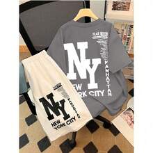 Men's Set 100% Cotton New York 1886 - Grey - View 2